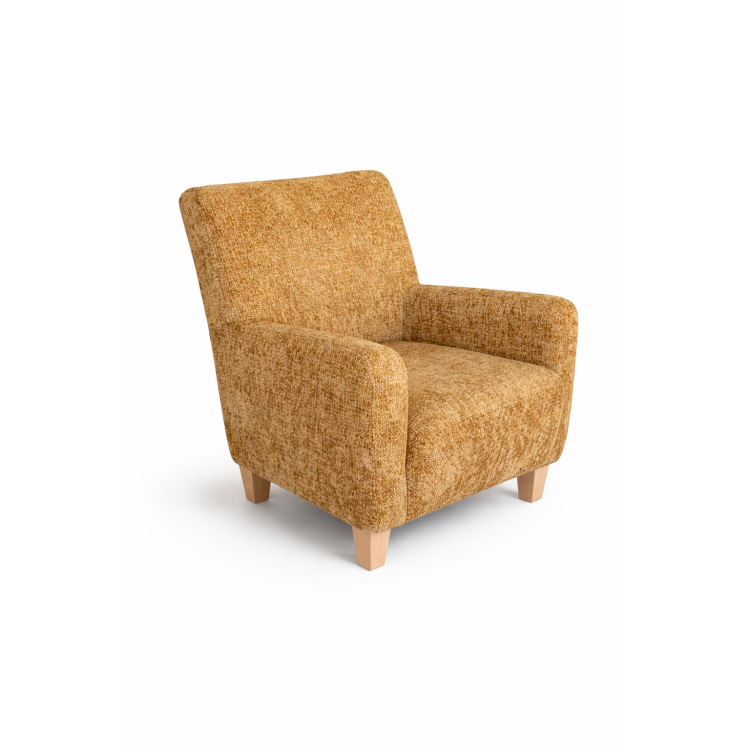 Pohodlné kreslo do obývacej izby Bosse – výstavný model