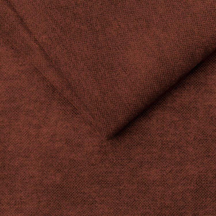 Čalúnená jedálenská stolička s dubovými nohami – farba terakotová