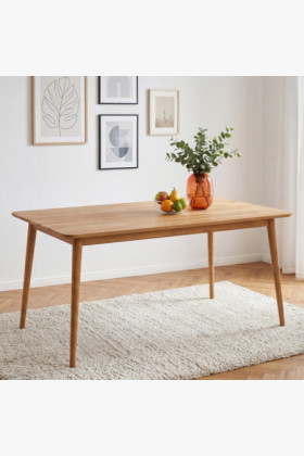 Masívny dubový jedálenský stôl Eko 140 x 90 cm