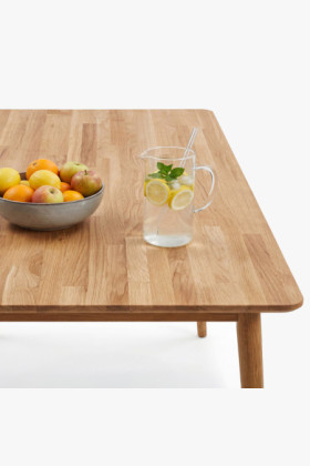 Masívny dubový jedálenský stôl Eko 140 x 90 cm 2