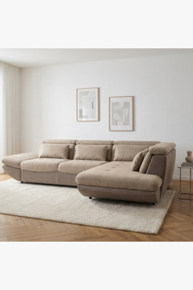 Moderná rohová sedacia súprava Park s funkciou spánku a úložným priestorom - roh vpravo