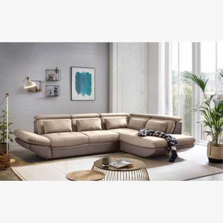 Moderná rohová sedacia súprava Park s funkciou spania a úložným priestorom - roh vpravo