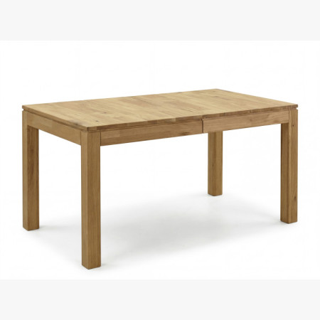 Masívny dubový rozkladací stôl Matuš 140 x 90 cm + 80 cm rozklad