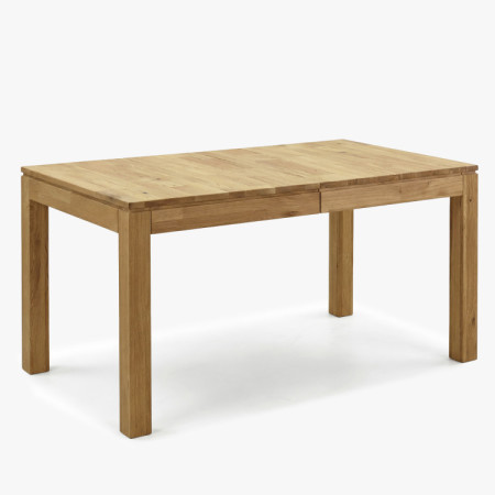 Masívny dubový rozkladací stôl Matuš 140 x 90 cm + 80 cm rozklad