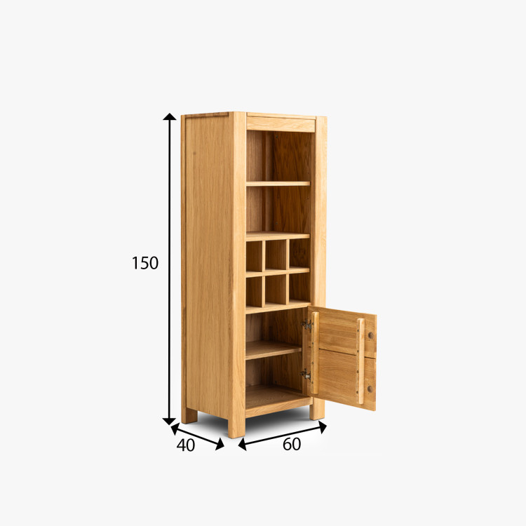 Dubový stojan na víno Napoleon 150×60×40 cm