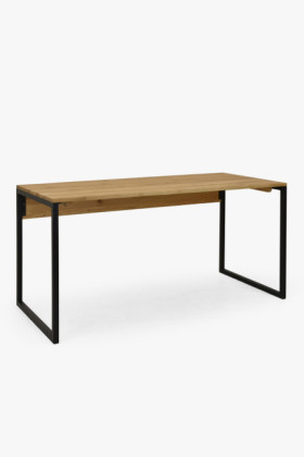Dubový pracovný stôl Albero 160x70 cm kovové nohy 2