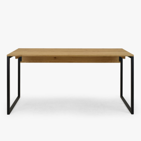 Dubový pracovný stôl Albero 160x70 cm kovové nohy
