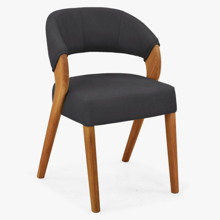 Designová luxusná stolička - dub, Almondo