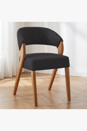 Designová luxusná stolička - dub, Almondo 2