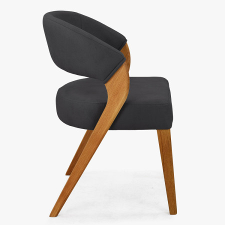 Designová luxusná stolička - dub, Almondo