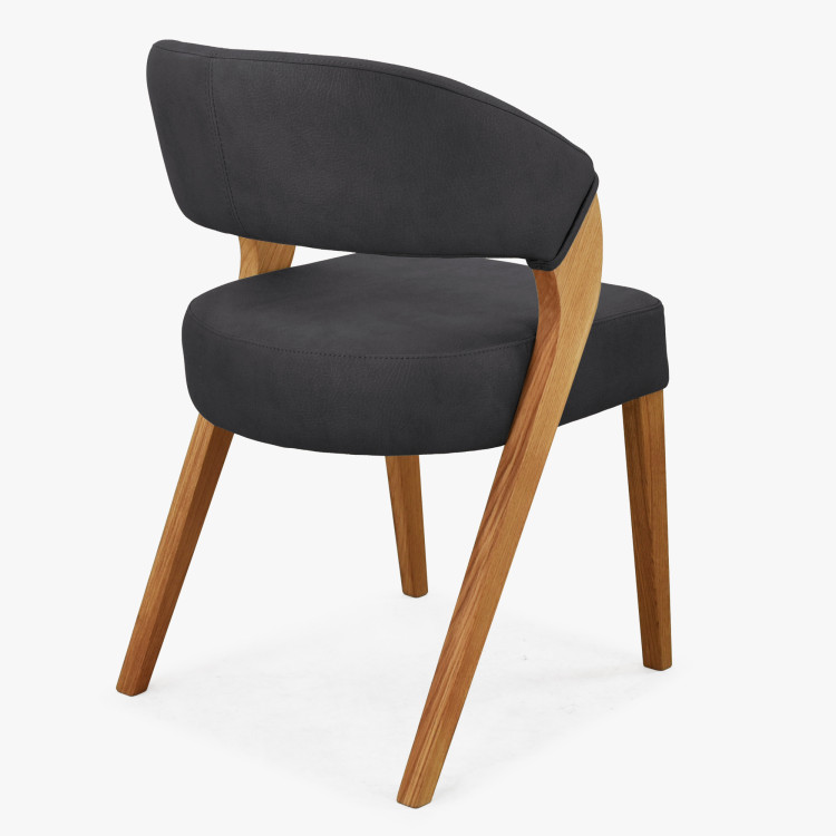 Designová luxusná stolička - dub, Almondo