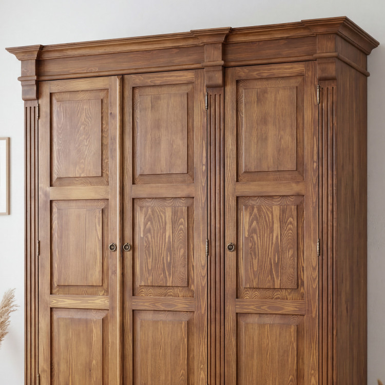 ŠATNÍK PRESTIGE (D-SAW-68 B1) HNEDÝ LAK