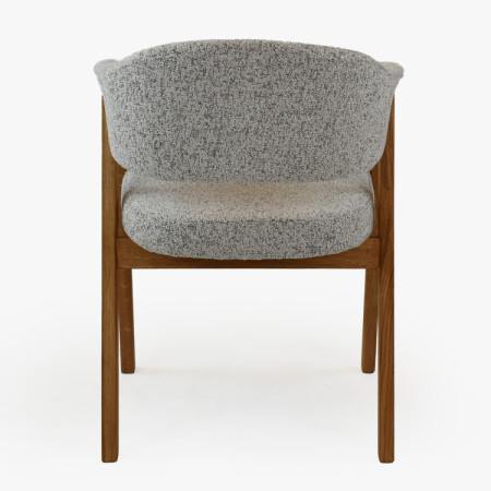 Moderné stoličky s podrúčkami, sivá