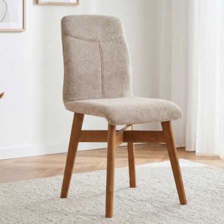 Jedálenské stoličky YORK, sivá - easy clean