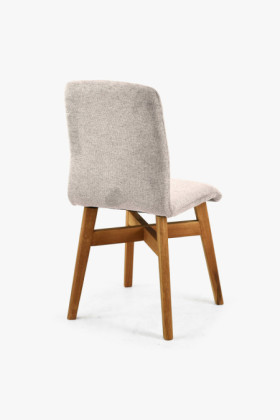 Jedálenské stoličky YORK, sivá - easy clean 2