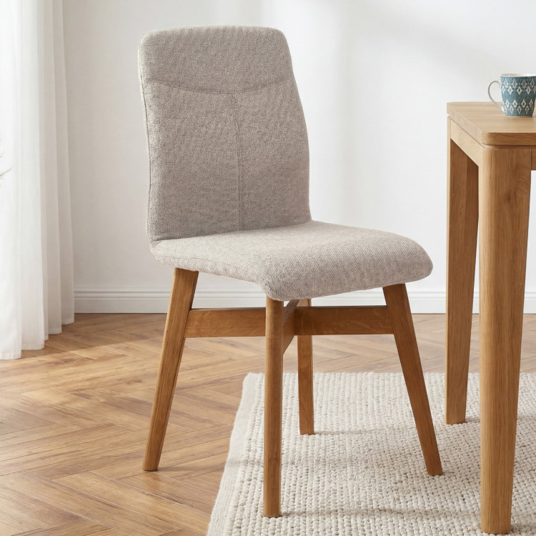 Jedálenské stoličky YORK, sivá - easy clean