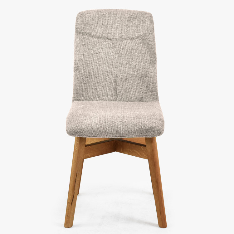 Jedálenské stoličky YORK, sivá - easy clean