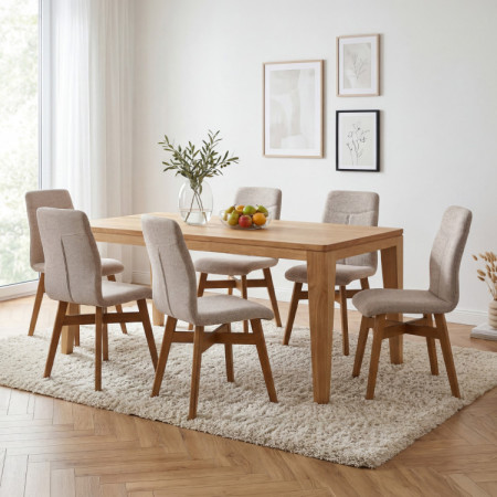 Jedálenské stoličky YORK, sivá - easy clean