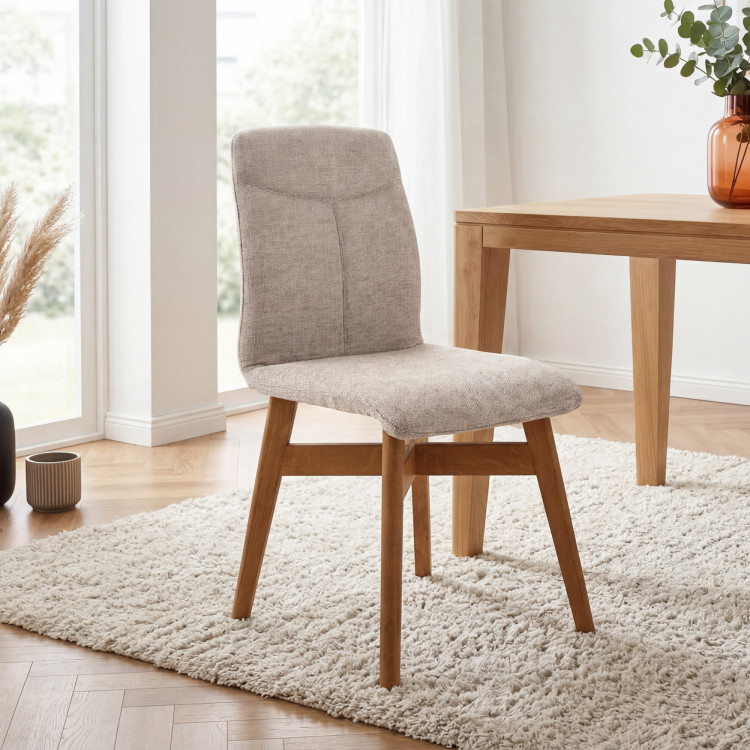 Jedálenské stoličky YORK, sivá - easy clean