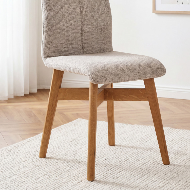 Jedálenské stoličky YORK, sivá - easy clean