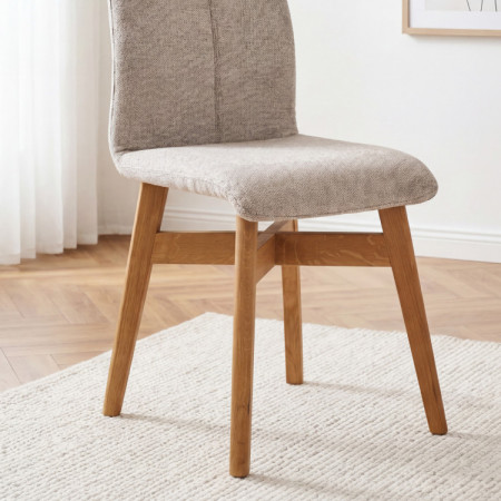 Jedálenské stoličky YORK, sivá - easy clean