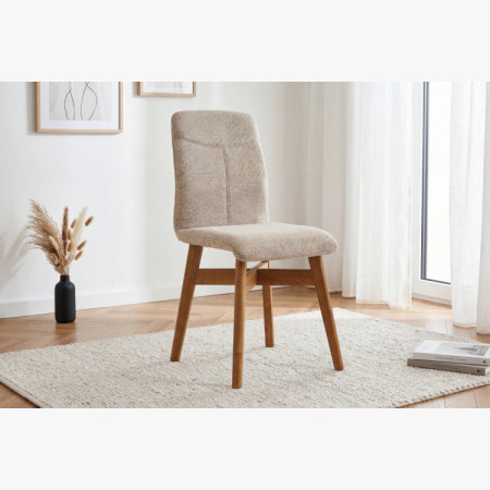 Jedálenské stoličky YORK, sivá - easy clean