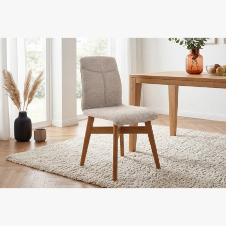 Jedálenské stoličky YORK, sivá - easy clean