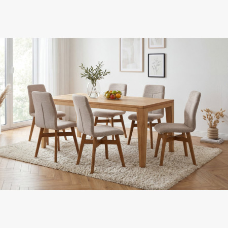 Jedálenské stoličky YORK, sivá - easy clean