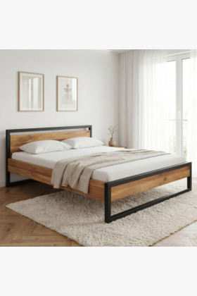 Masívna dubová posteľ Boss 180 x 200 cm