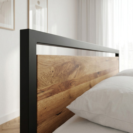 Masívna dubová posteľ Boss 180 x 200 cm