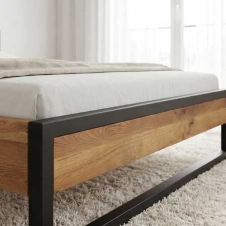 Masívna dubová posteľ Boss 180 x 200 cm