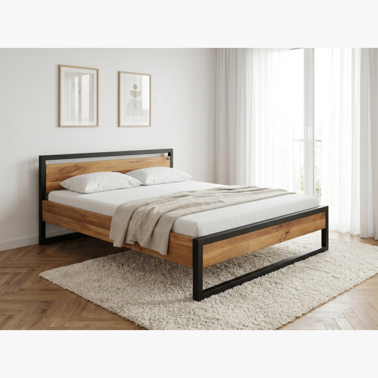 Masívna dubová posteľ Boss 180 x 200 cm