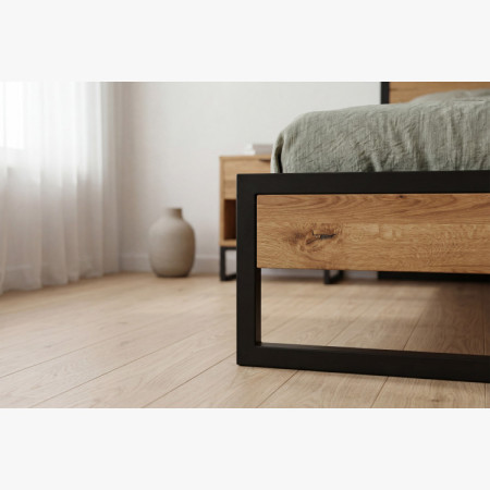 Masívna dubová posteľ Boss 180 x 200 cm