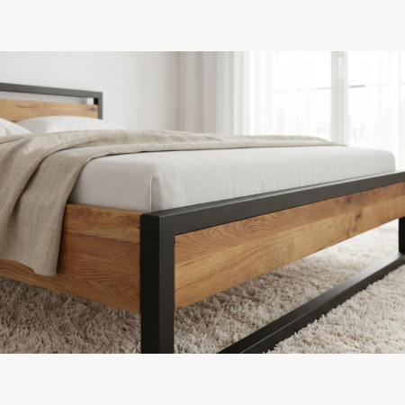 Masívna dubová posteľ Boss 180 x 200 cm