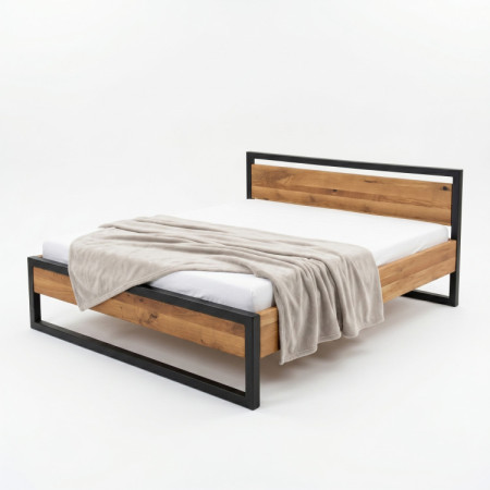 Masívna dubová posteľ Boss 180 x 200 cm