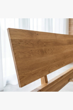 Manželská dubová posteľ Queen 180x200 cm – celomasív 2