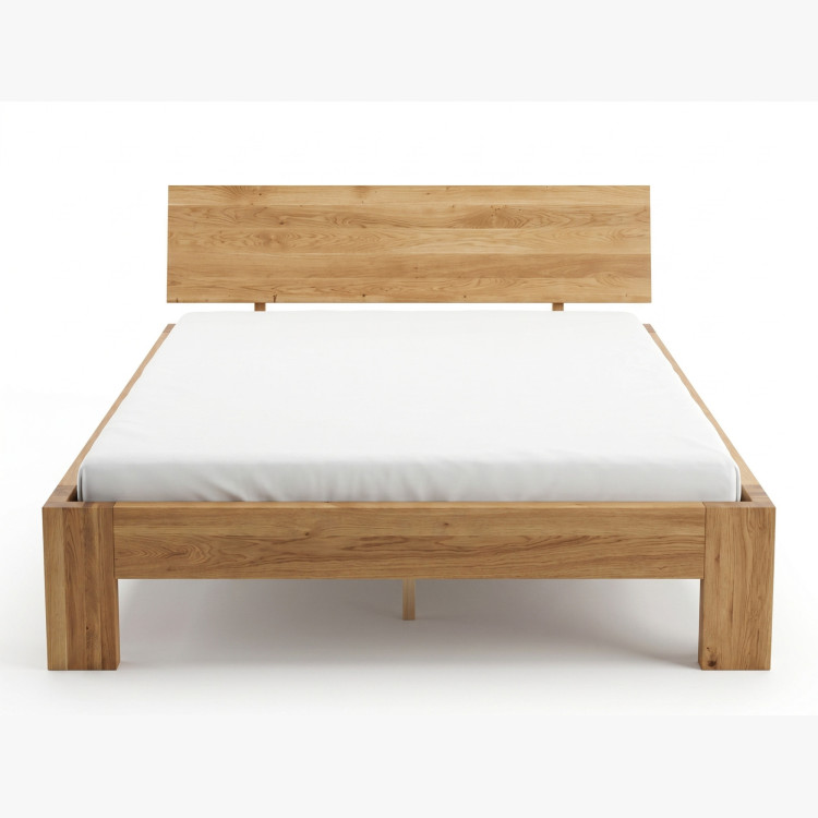 Manželská dubová posteľ Queen 180x200 cm – celomasív