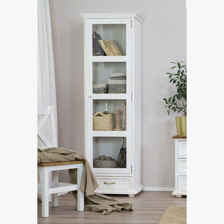 Jednodverová vitrína v štýle provence. Vit 116 Patina