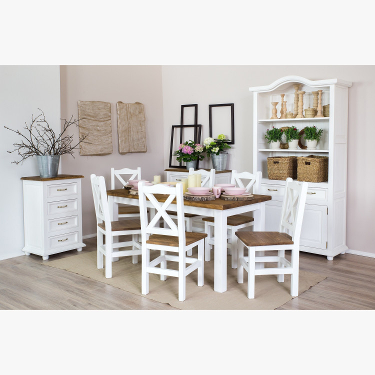 Jednodverová vitrína v štýle provence. Vit 116 Patina