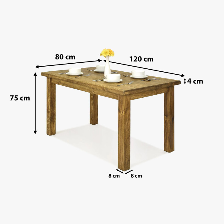 Jedálenský stôl francúzsky štýl 120 x 80 cm