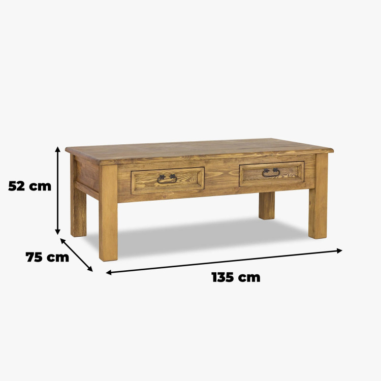 Rustikálny konferenčný stôl XL