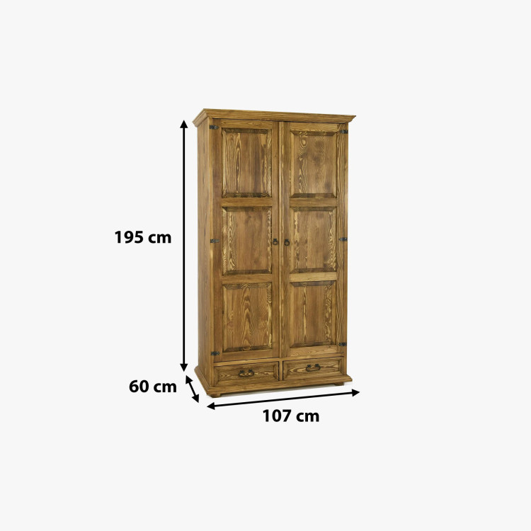 Šatní skriňa rustikálna