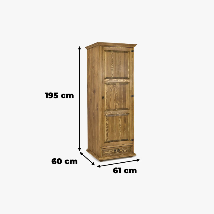 Jednodverová skriňa do spálne