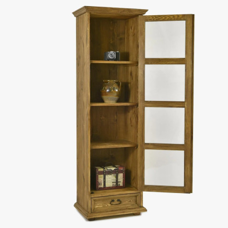 Vitrína v rustikálnom štýle