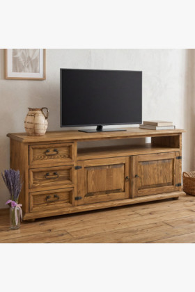 Selská TV komoda z masívu typ 107