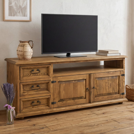 Selská TV komoda z masívu typ 107