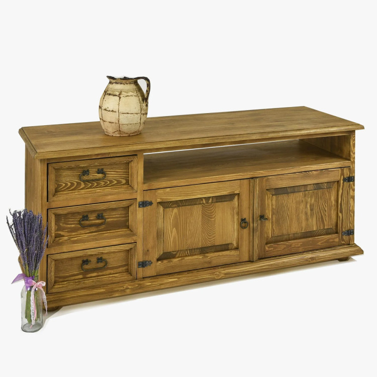 Selská TV komoda z masívu typ 107