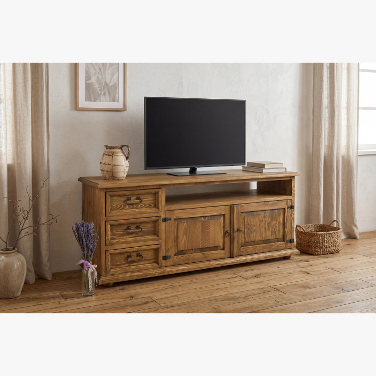 Selská TV komoda z masívu typ 107