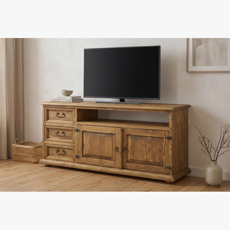 Selská TV komoda z masívu typ 107