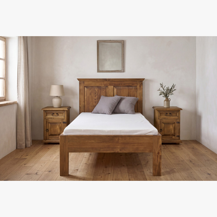 Jednolôžková posteľ rustikálna 90 x 200 cm